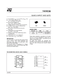 Datasheet 74VHC08 manufacturer STMicroelectronics